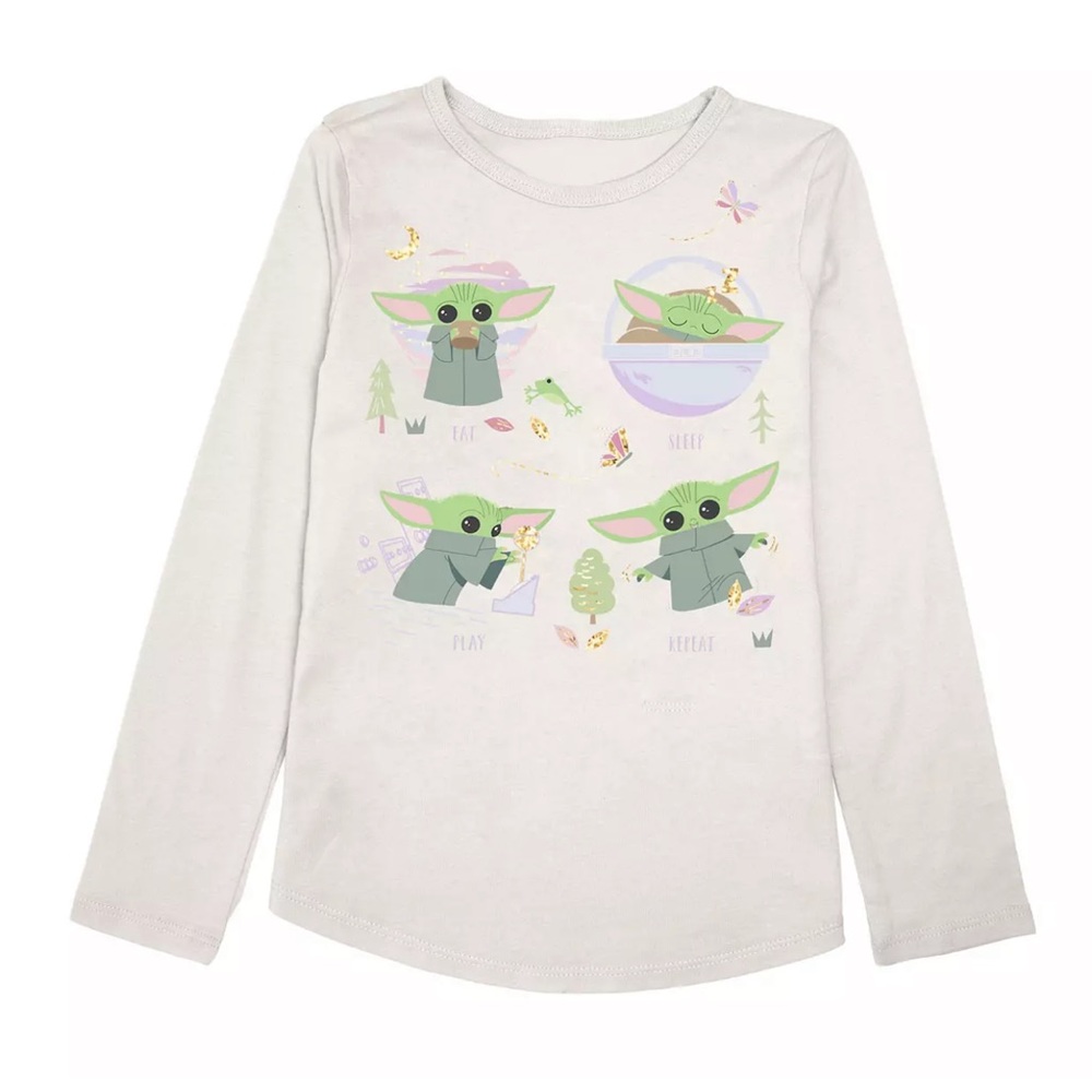 Girls Sz 4 Star Wars The Mandalorian The Child Graphic Tee